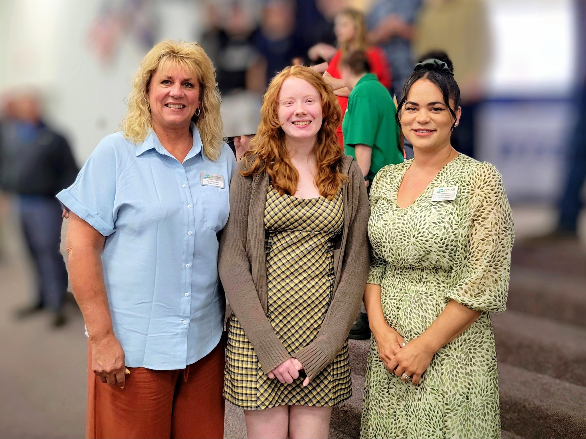 Kim Braswell, Lainey Stephenson and Maiya Ashby